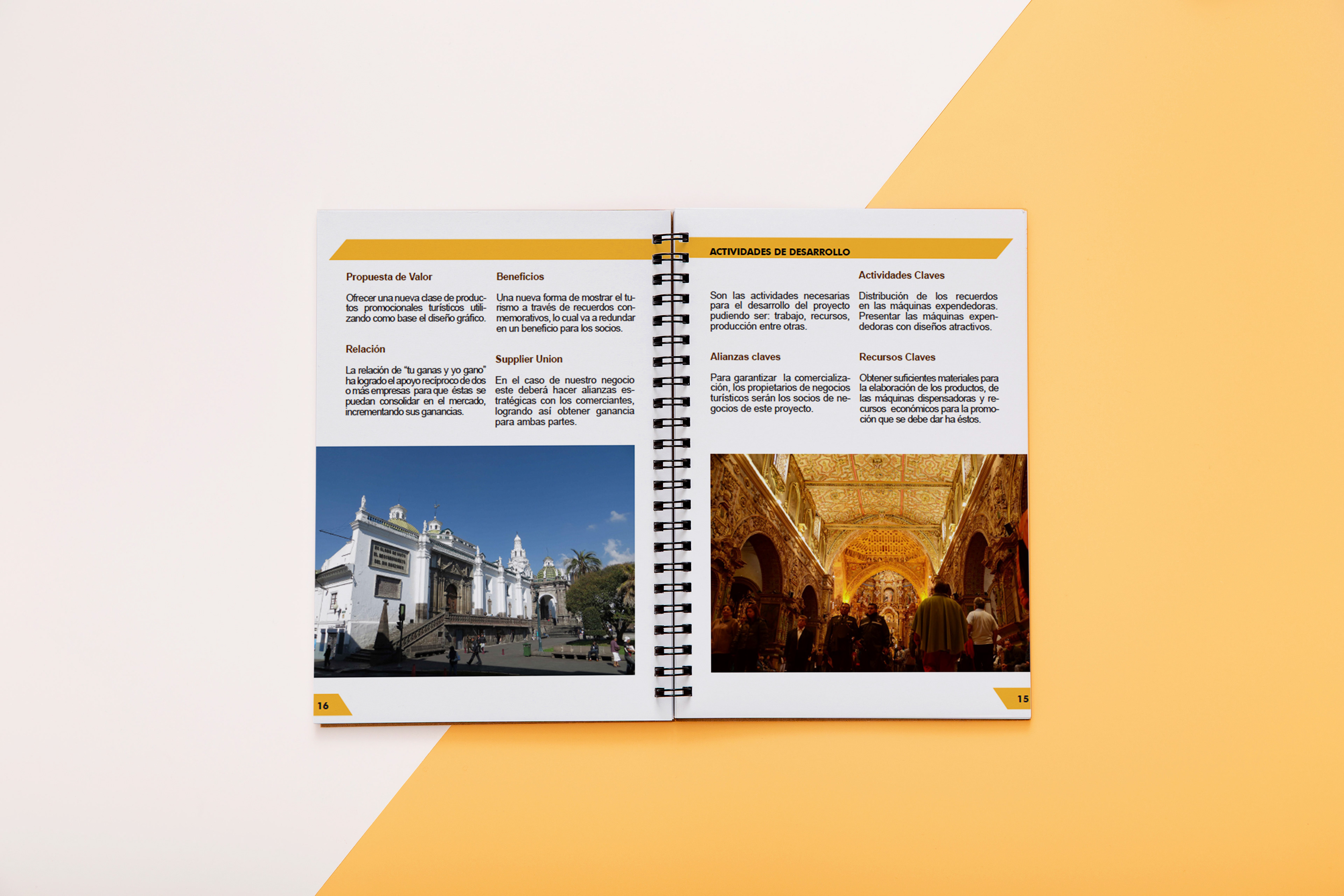 Muestra de paginas Manual de Producto Turístico
