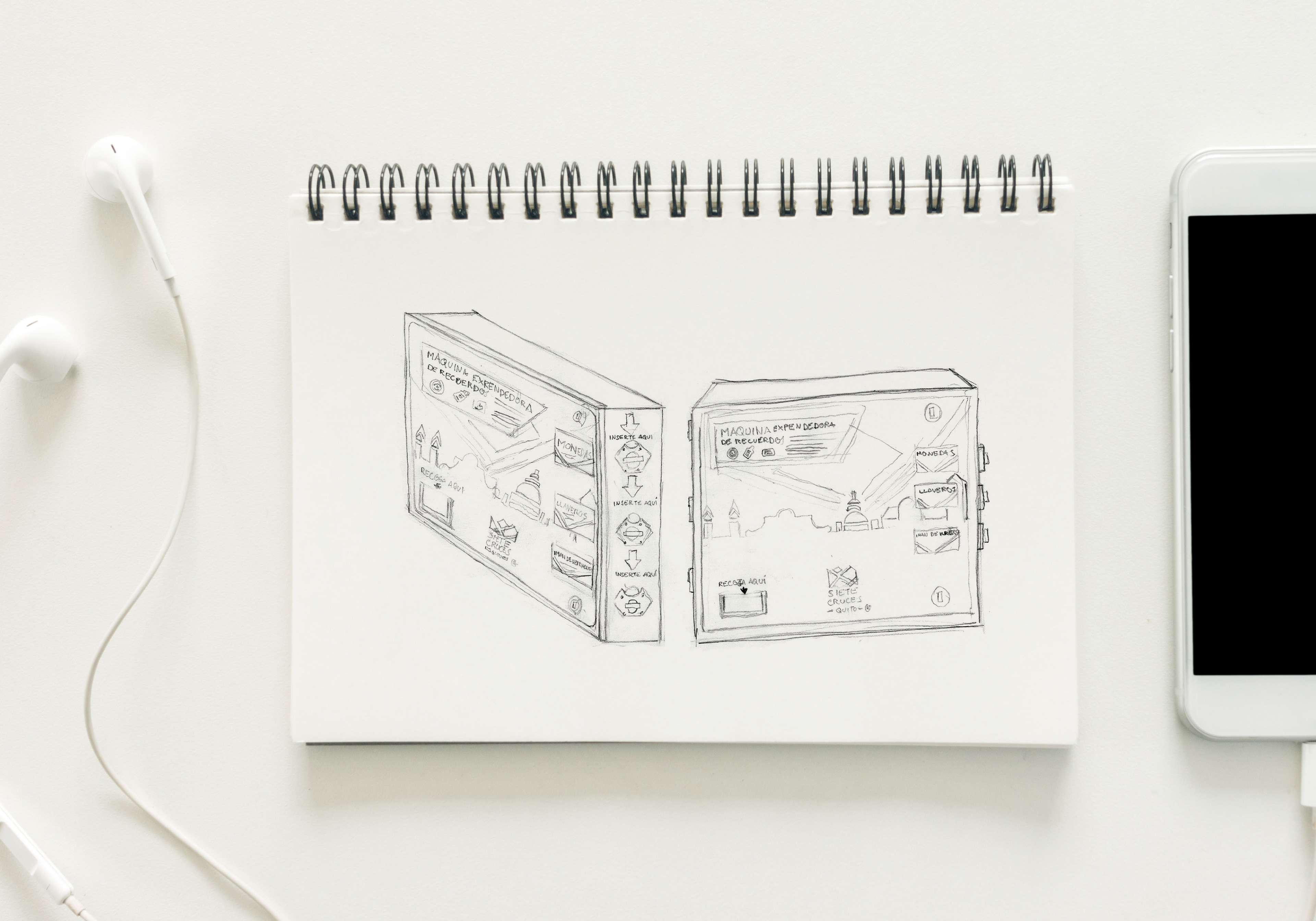 Boceto prototipo de máquina